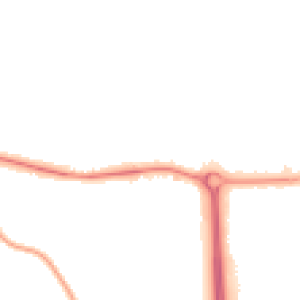 Night-time road noise heatmap for SL1 6AL