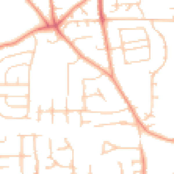 Daytime road noise heatmap for SL1 6ET
