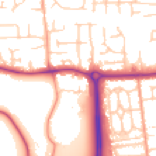 Daytime road noise heatmap for SL1 6EZ