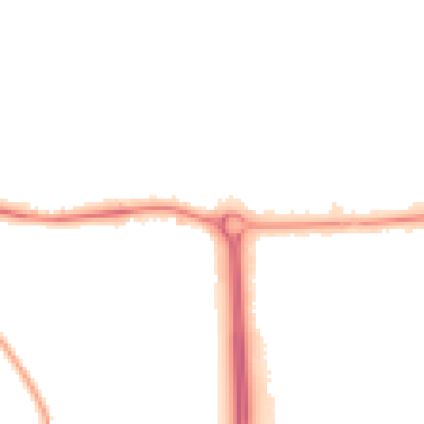 Night-time road noise heatmap for SL1 6JE