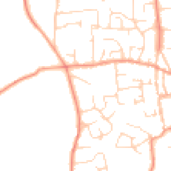Daytime road noise heatmap for SL1 7AA