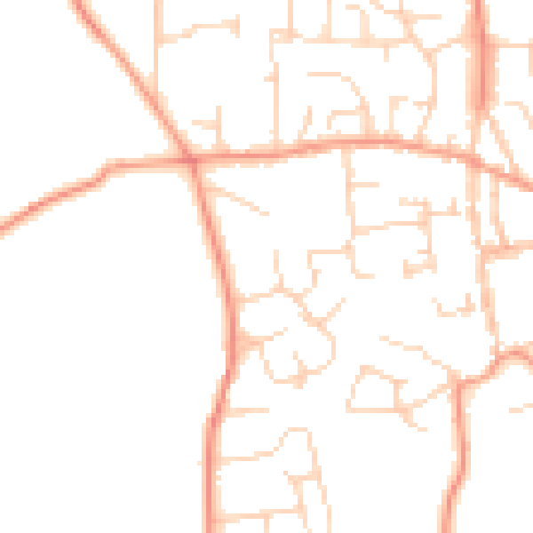 Daytime road noise heatmap for SL1 7AF