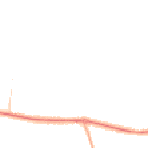 Night-time road noise heatmap for SL1 7NU