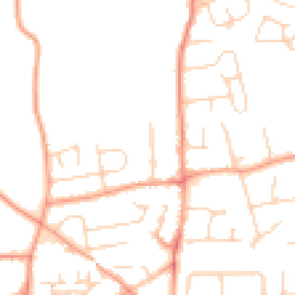 Daytime road noise heatmap for SL1 7PA