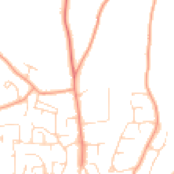 Daytime road noise heatmap for SL1 8AX