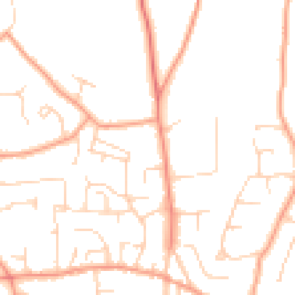 Daytime road noise heatmap for SL1 8FG