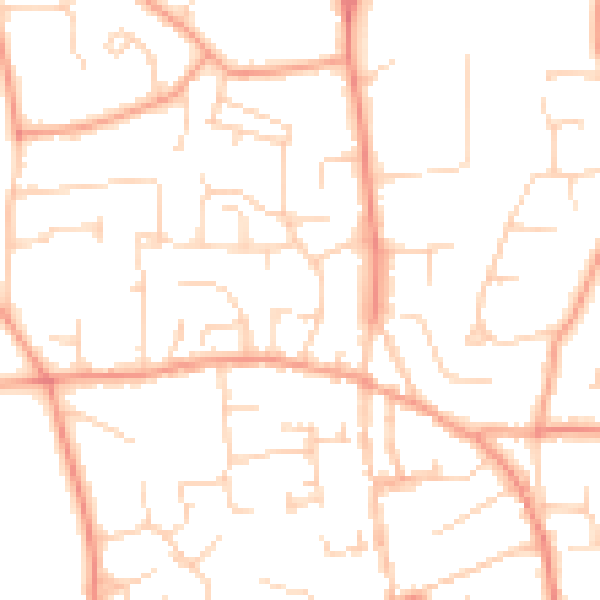 Daytime road noise heatmap for SL1 8HX