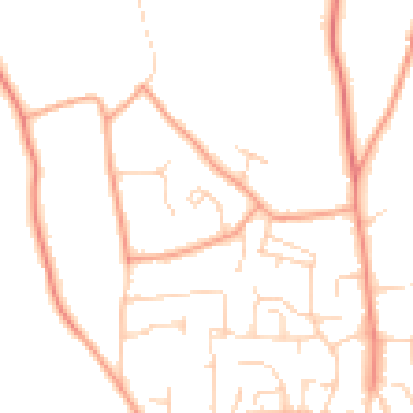 Daytime road noise heatmap for SL1 8JT