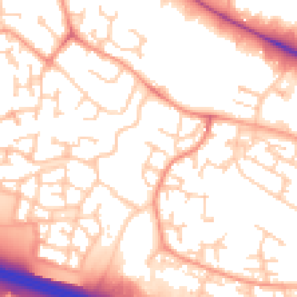 Daytime road noise heatmap for SL1 9AH