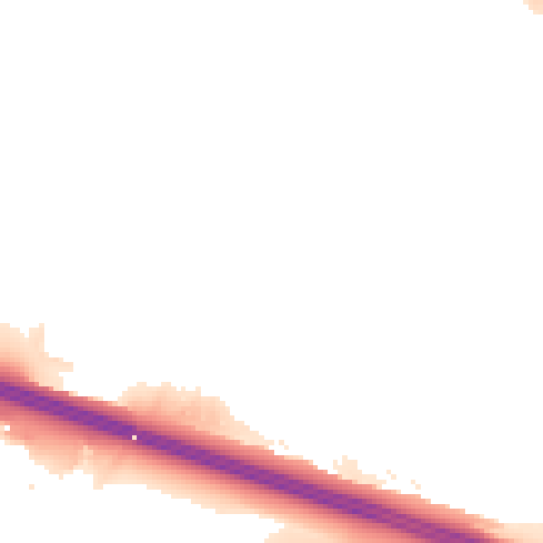Night-time road noise heatmap for SL1 9DA