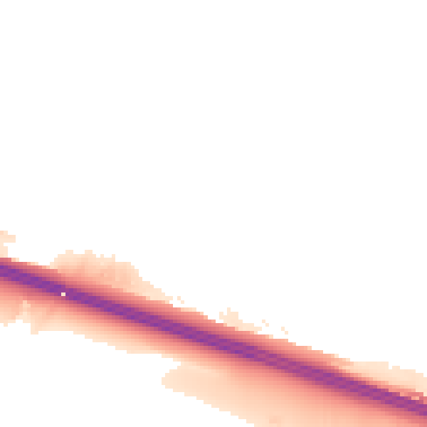 Night-time road noise heatmap for SL1 9DJ