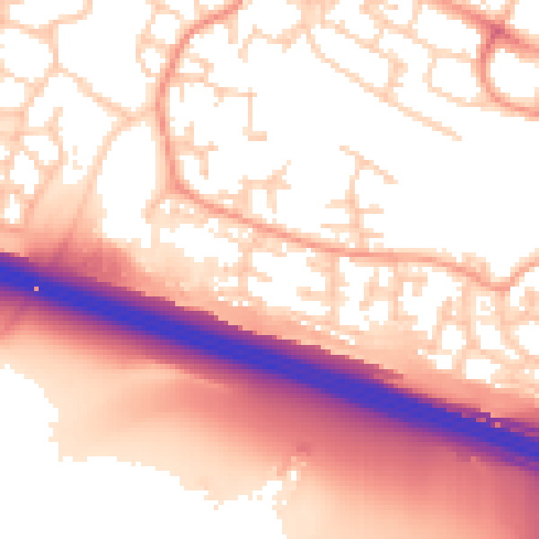 Daytime road noise heatmap for SL1 9DZ