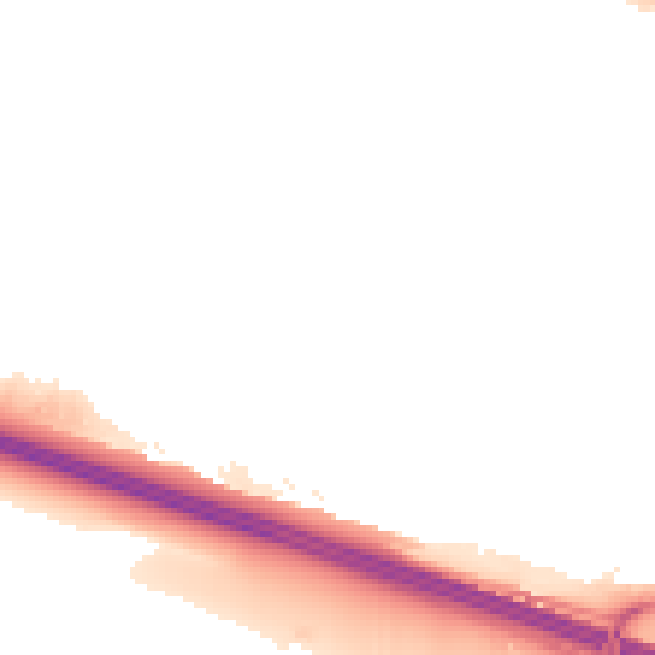 Night-time road noise heatmap for SL1 9HL