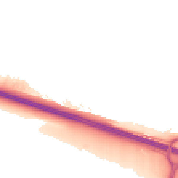 Night-time road noise heatmap for SL1 9JF