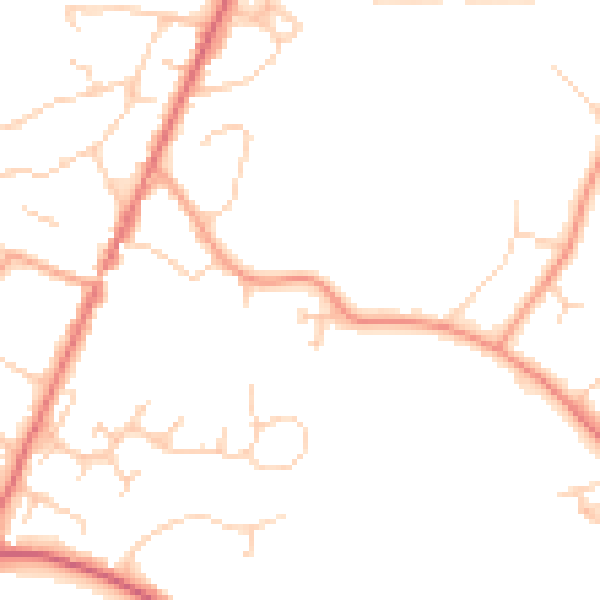 Daytime road noise heatmap for SL5 0AF