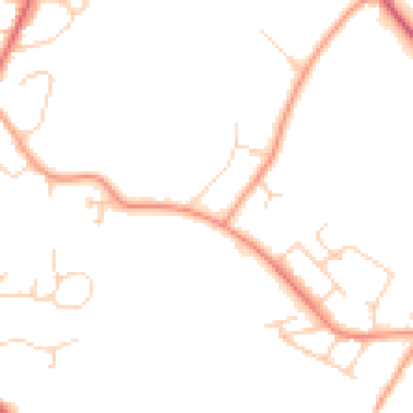 Daytime road noise heatmap for SL5 0AN