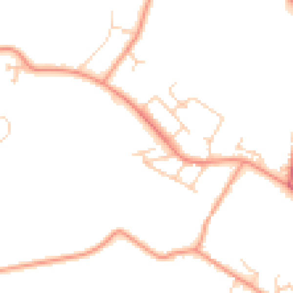 Daytime road noise heatmap for SL5 0BL