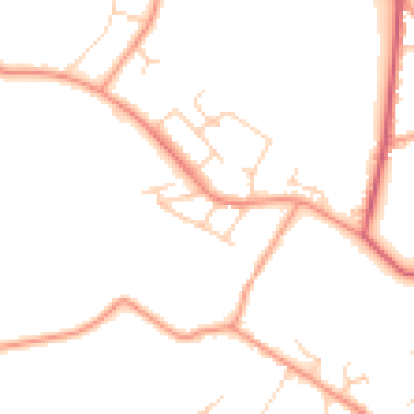 Daytime road noise heatmap for SL5 0BP