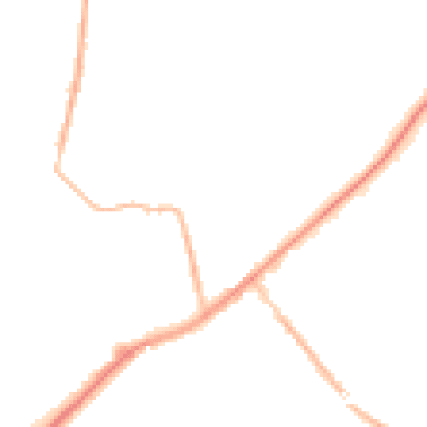 Night-time road noise heatmap for SL5 0BX