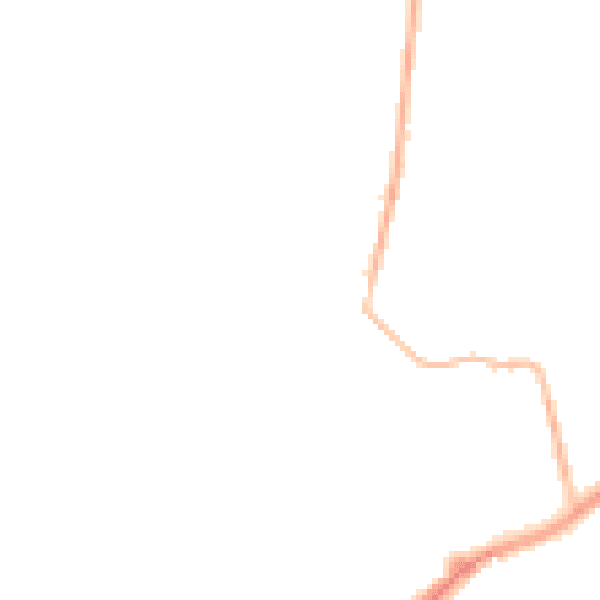 Night-time road noise heatmap for SL5 0DA