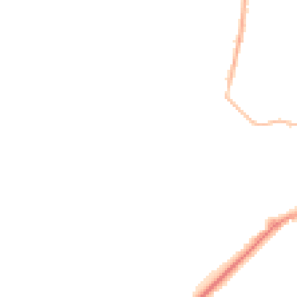 Night-time road noise heatmap for SL5 0DD