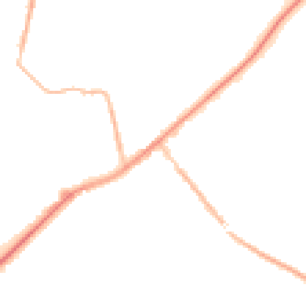 Night-time road noise heatmap for SL5 0DH