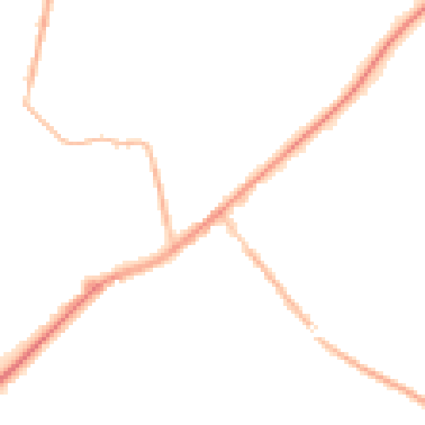 Night-time road noise heatmap for SL5 0DJ