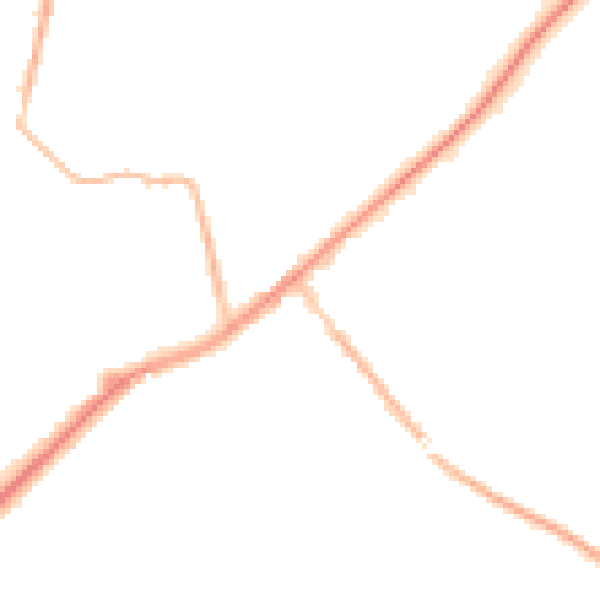 Night-time road noise heatmap for SL5 0DU