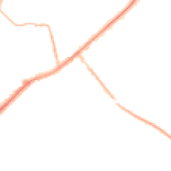 Night-time road noise heatmap for SL5 0EB