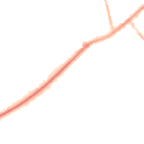 Night-time road noise heatmap for SL5 0FD