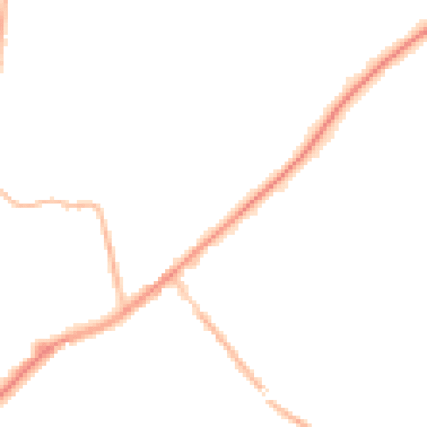 Night-time road noise heatmap for SL5 0JN