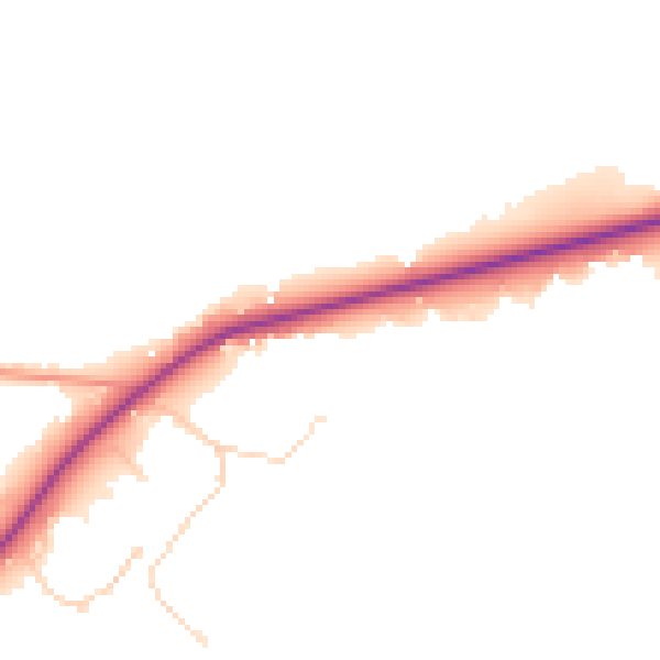 Daytime road noise heatmap for SL5 0LB