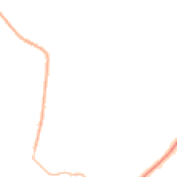 Night-time road noise heatmap for SL5 0NG
