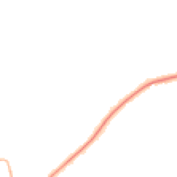 Night-time road noise heatmap for SL5 0NP