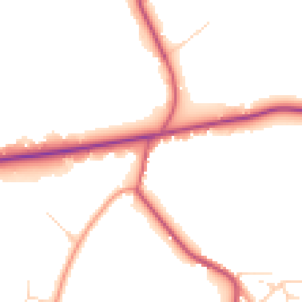 Daytime road noise heatmap for SL5 0PL
