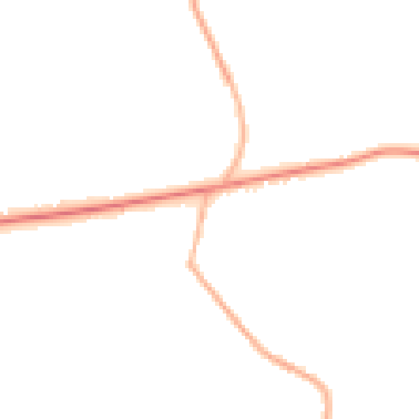 Night-time road noise heatmap for SL5 0PL