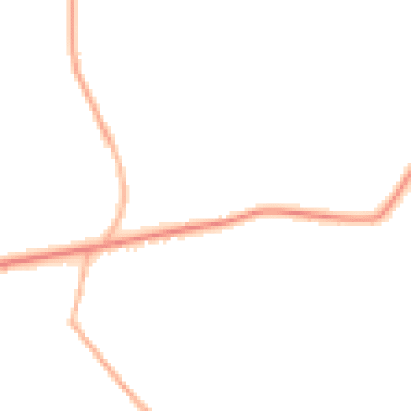 Night-time road noise heatmap for SL5 0PP