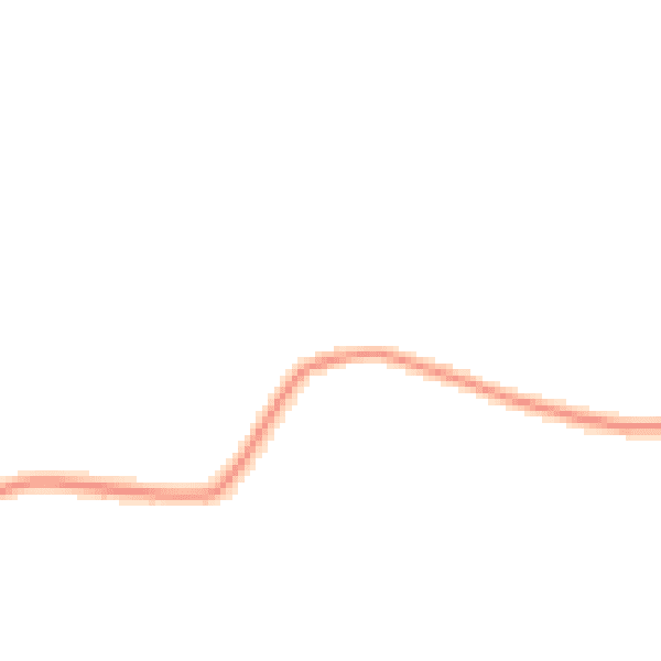 Night-time road noise heatmap for SL5 0PT