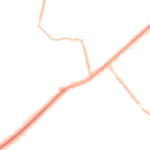 Night-time road noise heatmap for SL5 0UA