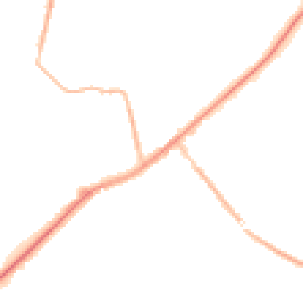 Night-time road noise heatmap for SL5 0UD