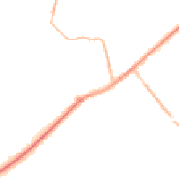 Night-time road noise heatmap for SL5 0UJ