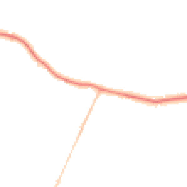 Night-time road noise heatmap for SL5 7DB