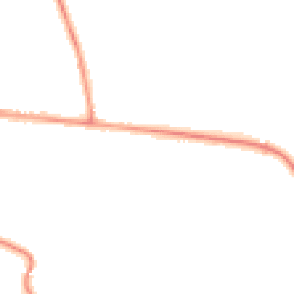 Night-time road noise heatmap for SL5 7EQ