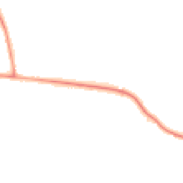 Night-time road noise heatmap for SL5 7FU