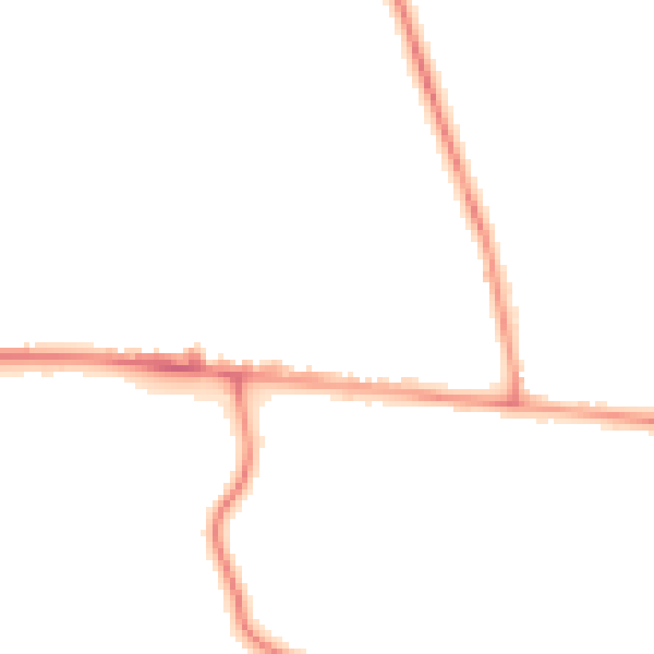 Night-time road noise heatmap for SL5 7HQ