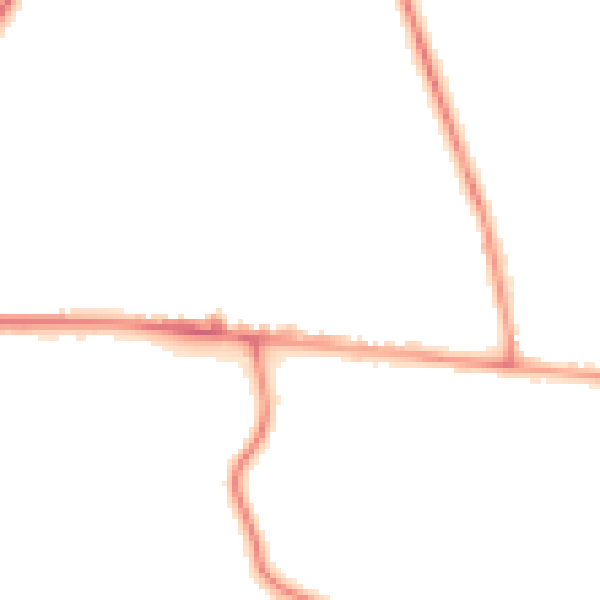 Night-time road noise heatmap for SL5 7JB