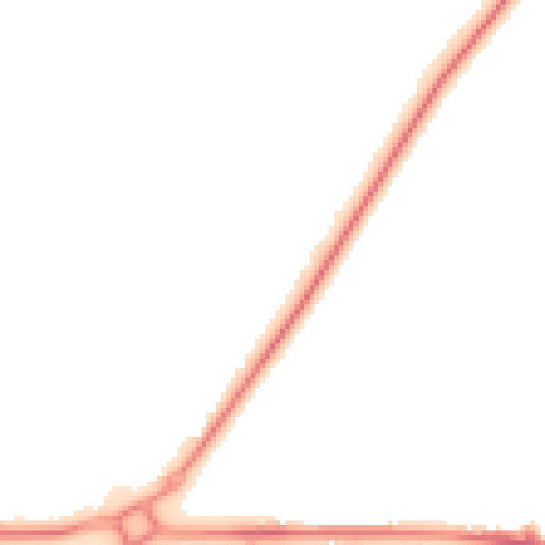 Night-time road noise heatmap for SL5 7LF