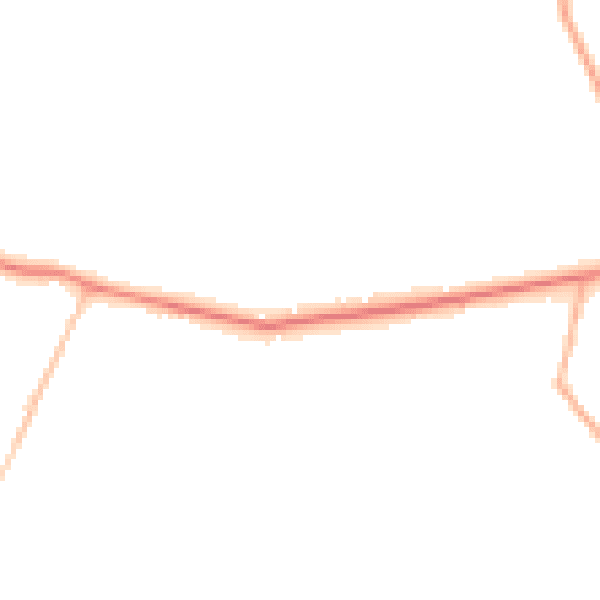 Night-time road noise heatmap for SL5 7RE