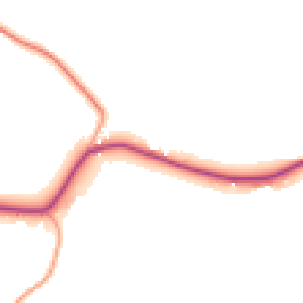 Daytime road noise heatmap for SL5 7SB