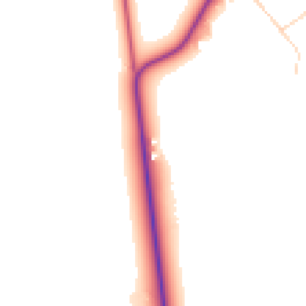 Daytime road noise heatmap for SL5 8AS